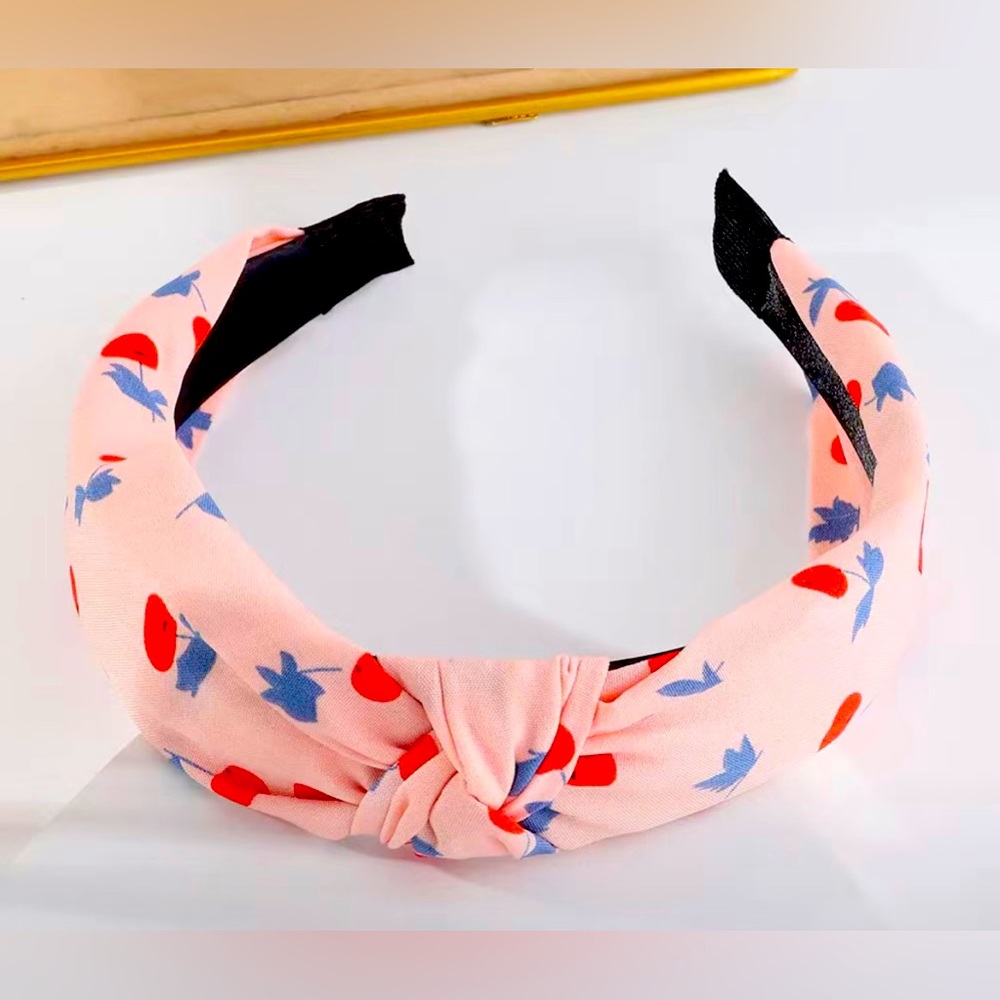 Knotted Fruit Print Hairband